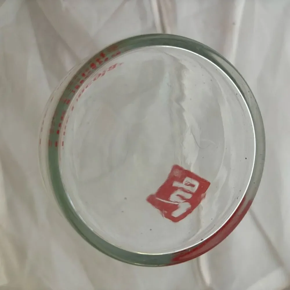7 UP The Uncola Upside Down Glass